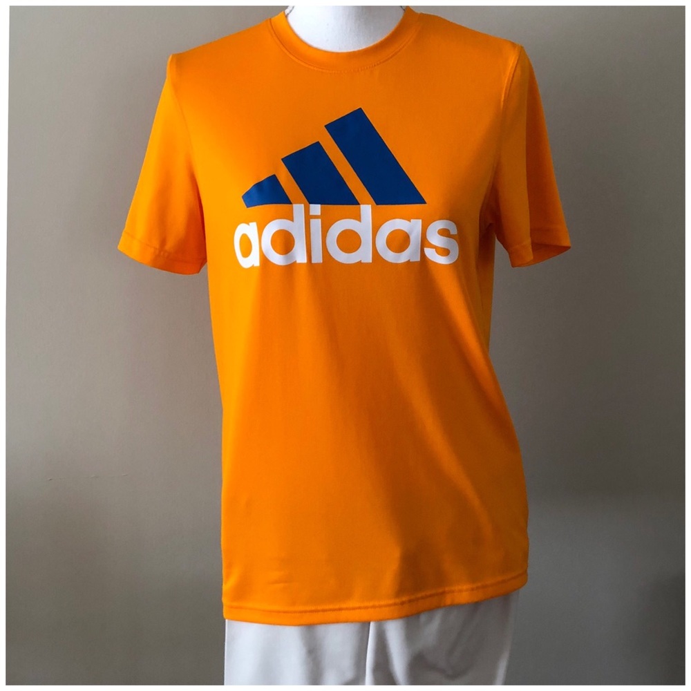 🌟BOYS ADIDAS CLIMATE SHORT SLEEVE TEE L(14-16) - Picture 2 of 8